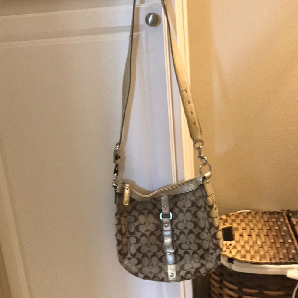 Tan coach crossbody